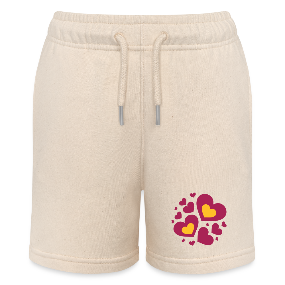 Stanley/Stella teenager bio-joggingshorts MINI BOLTER - witgrijs