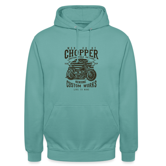 Hoodie unisex - pastel-turquoise