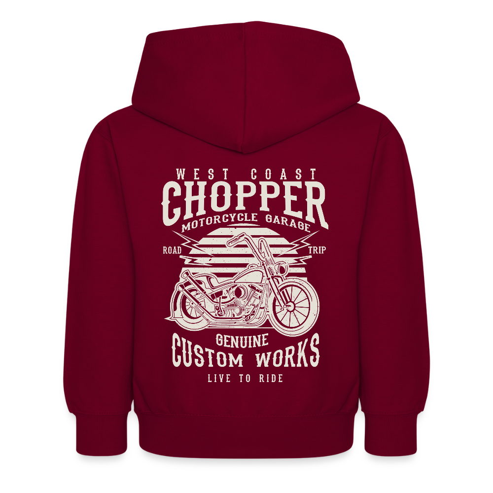 Kinderhoodie - bordeaux