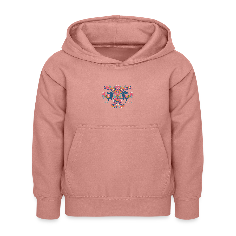 Kinderhoodie - altrosa