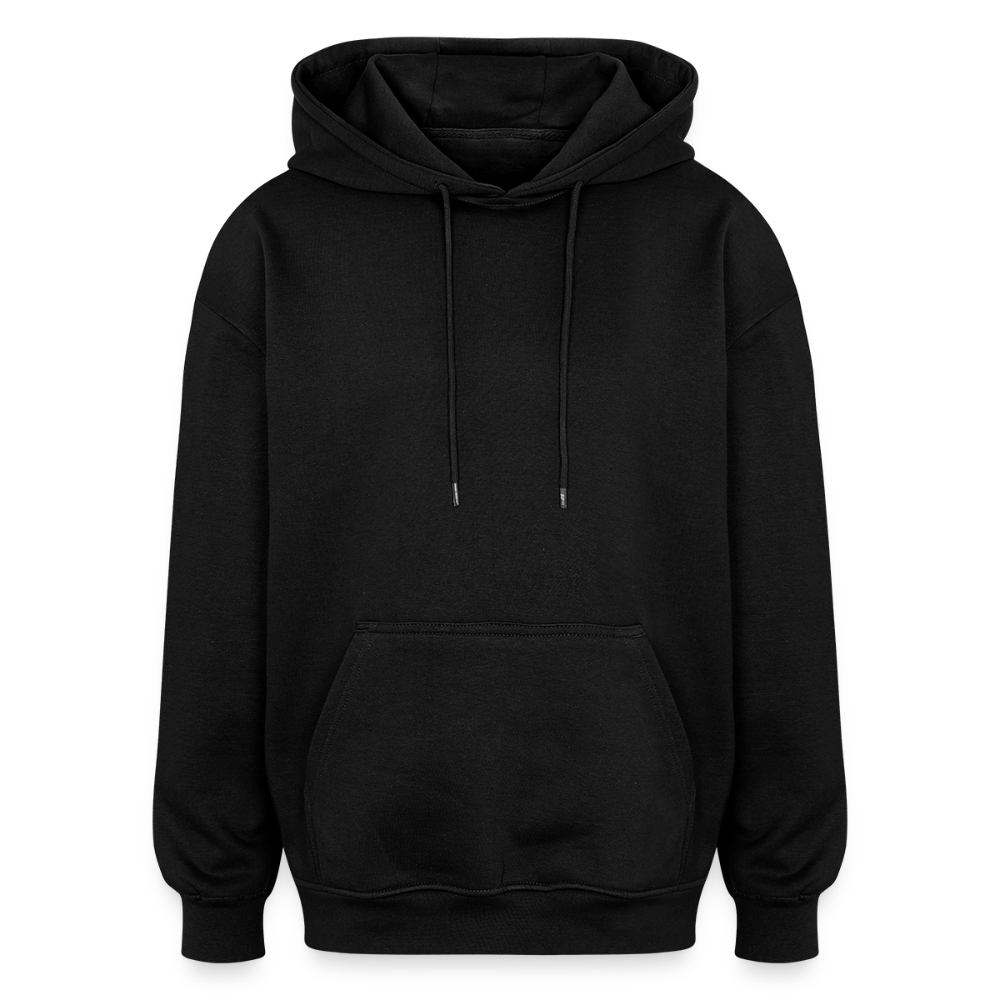 Oversized uniseks hoodie - zwart