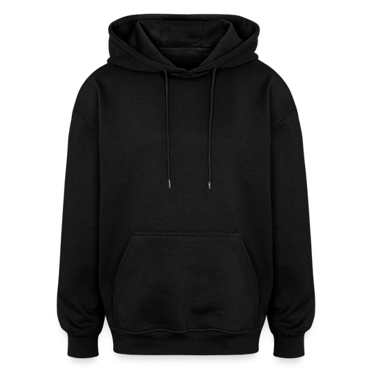 Oversized uniseks hoodie - zwart