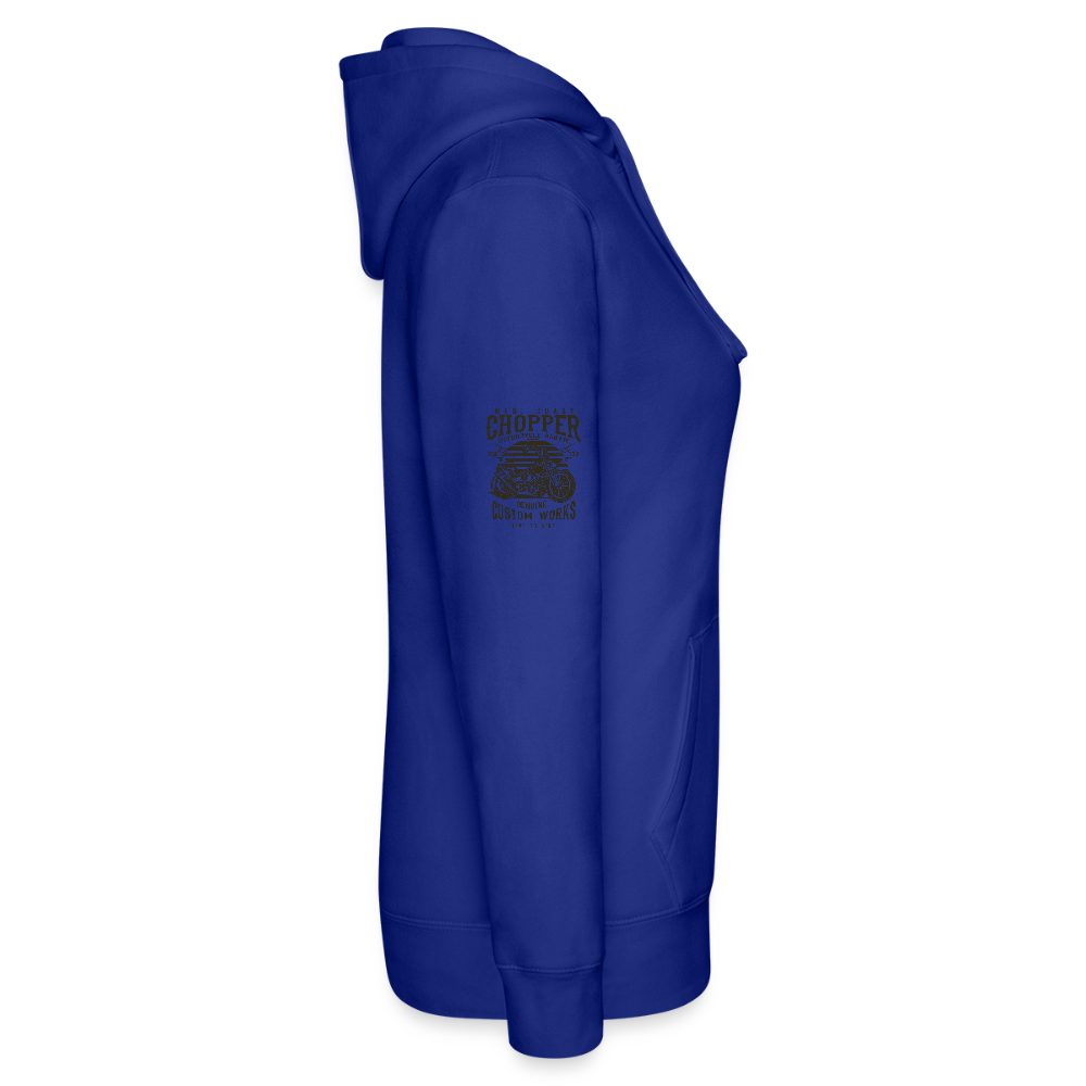 Vrouwenhoodie van Russell - koningsblauw