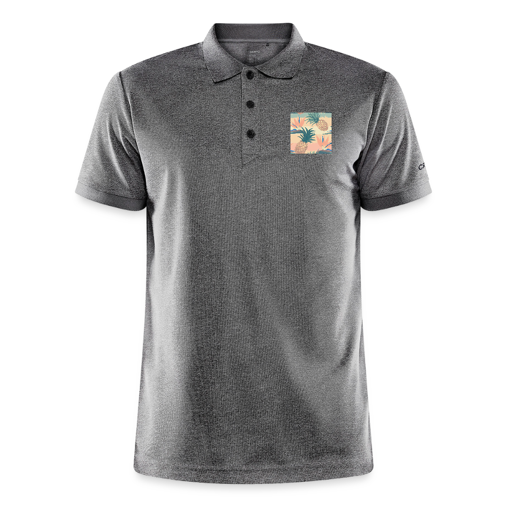 CRAFT Core Unify polo - donkergrijs gemêleerd