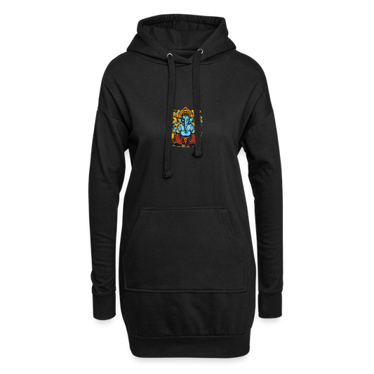 Hoodiejurk - zwart