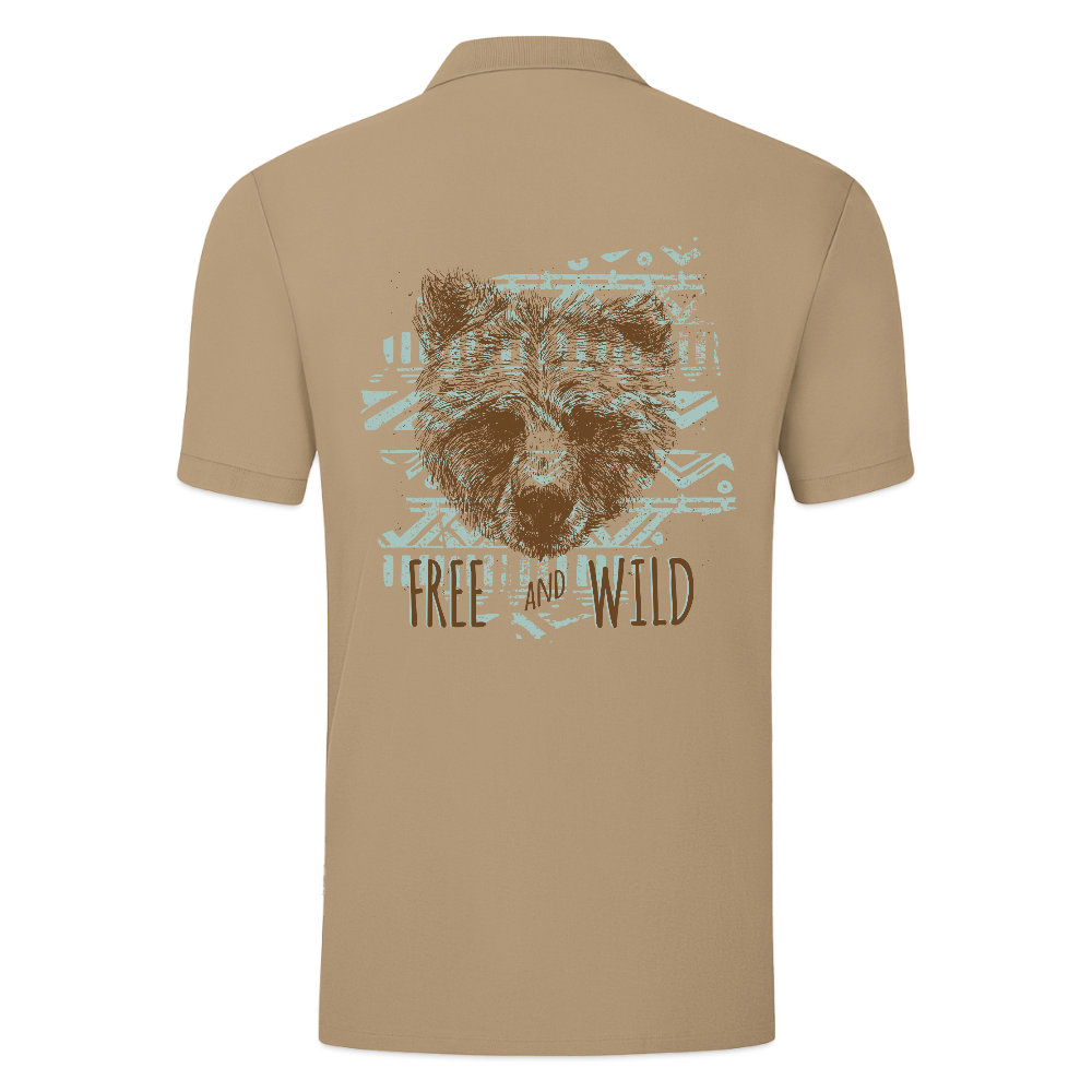 JAKO Mannen Polo Organic - beige