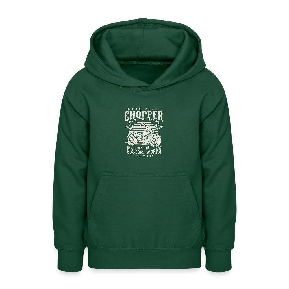 Teenager hoodie - flesgroen