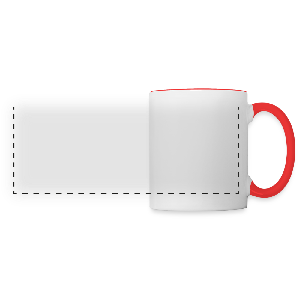 Panoramamok - wit/rood