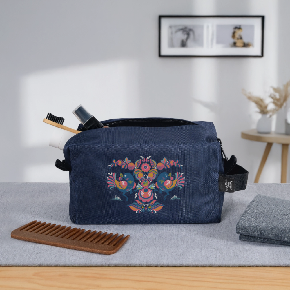 Gerecyclede toilettas - navy