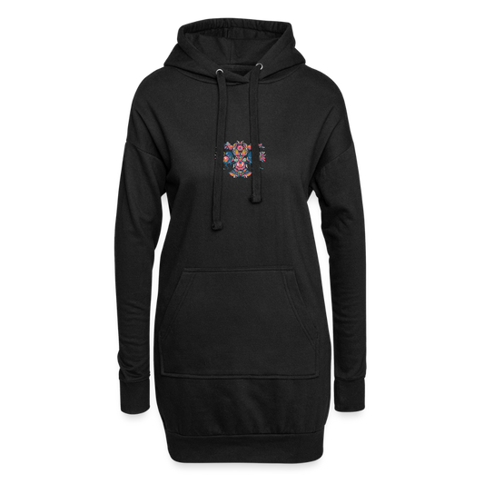 Hoodiejurk - zwart