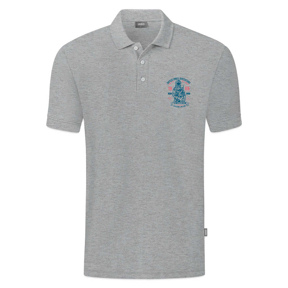 JAKO Teenager polo Organic - grijs gemêleerd
