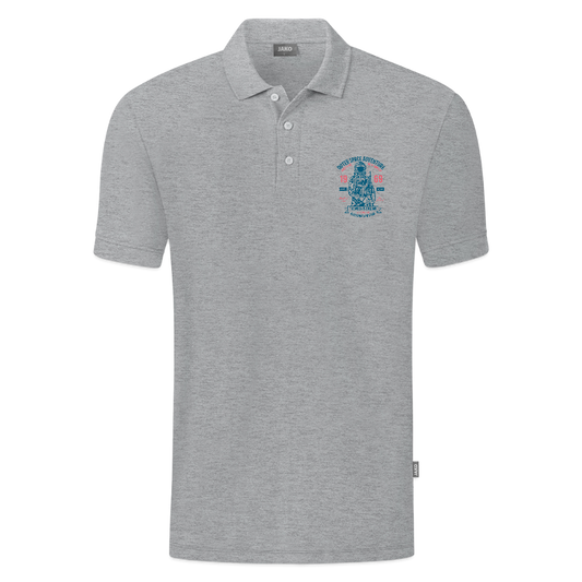 JAKO Teenager polo Organic - grijs gemêleerd