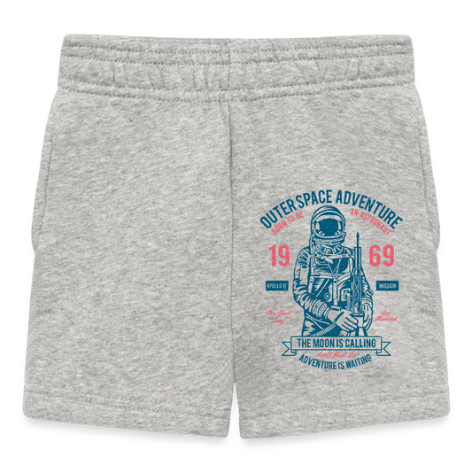 Baby shorts - grijs gemêleerd