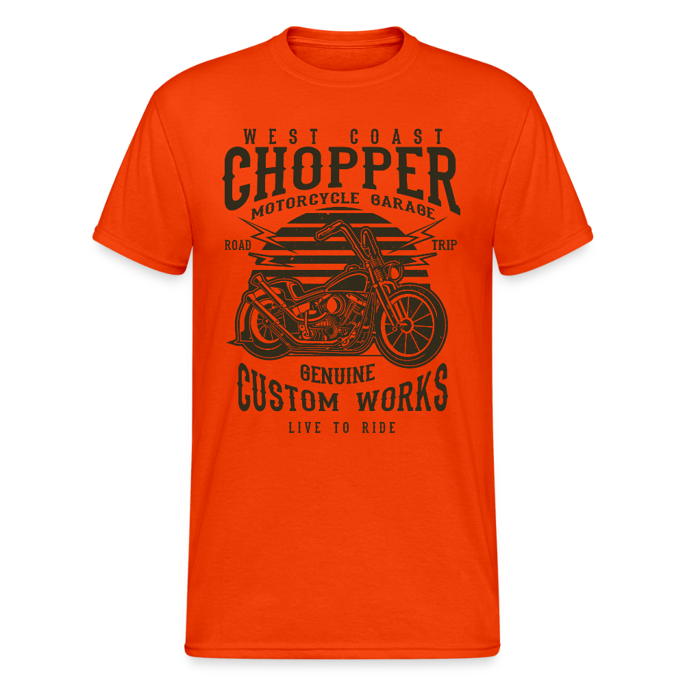 Mannen Gildan Heavy T-shirt - oranje