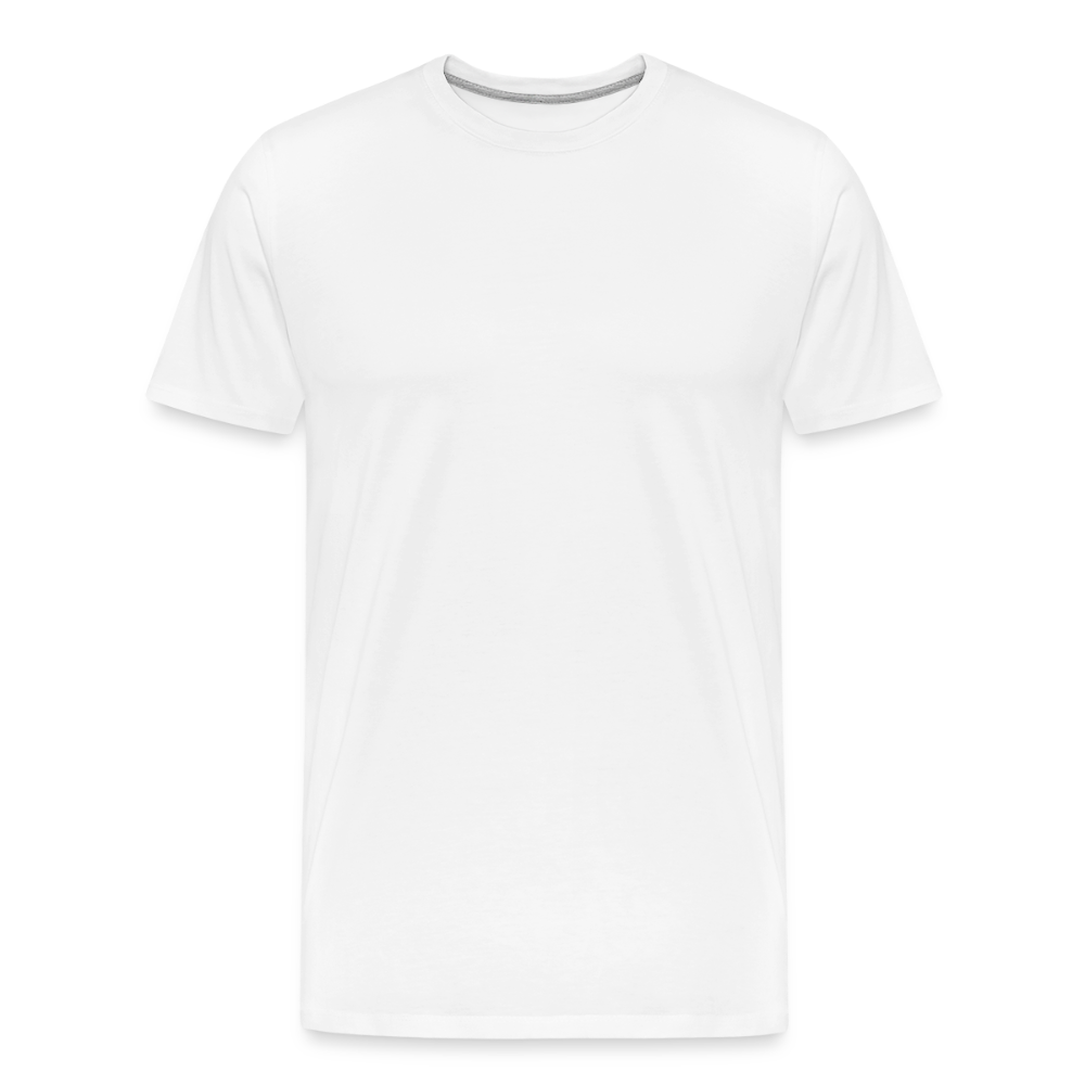 Mannen premium biologisch T-shirt - wit