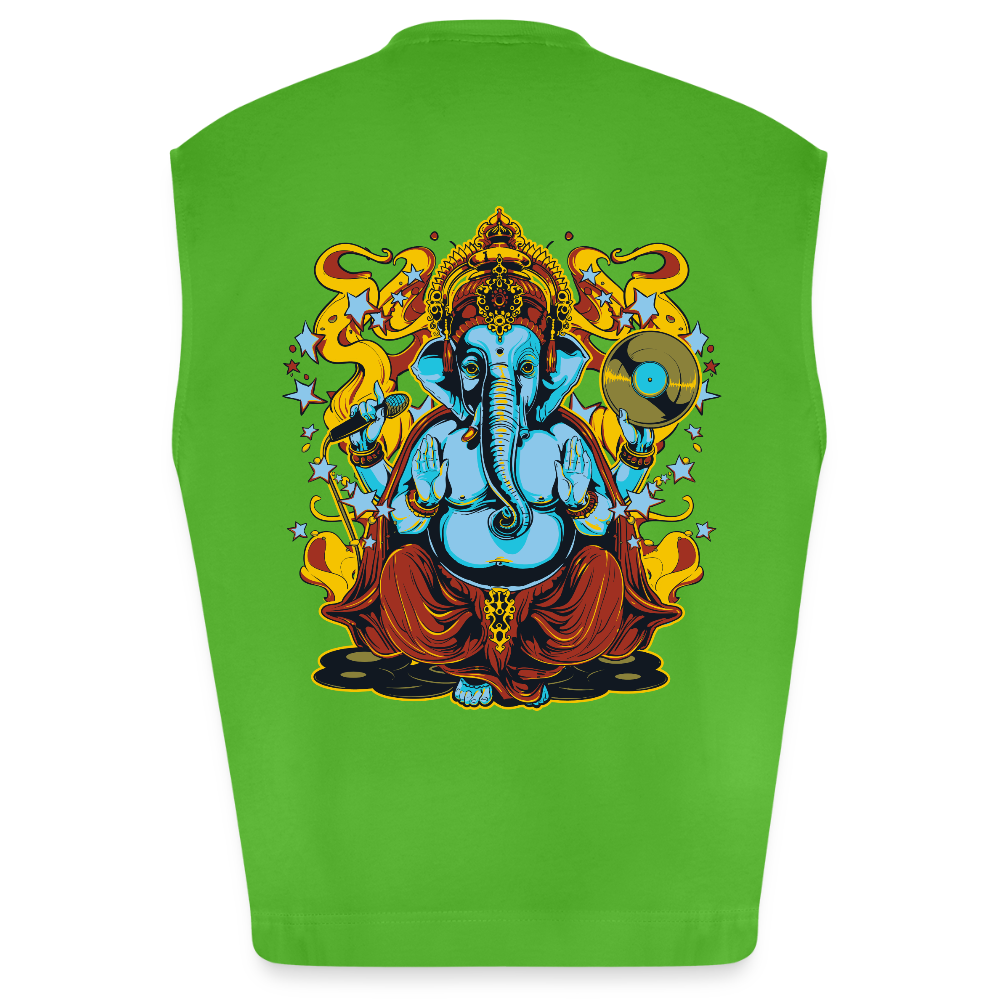 Heavyweight oversized organic tanktop made in EU Unisex - Apple Neon