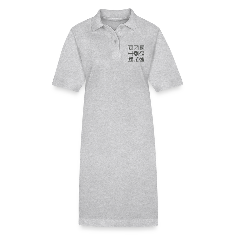 Stanley/Stella Vrouwen bio polojurk PAIGER - grijs gemêleerd