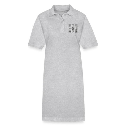 Stanley/Stella Vrouwen bio polojurk PAIGER - grijs gemêleerd