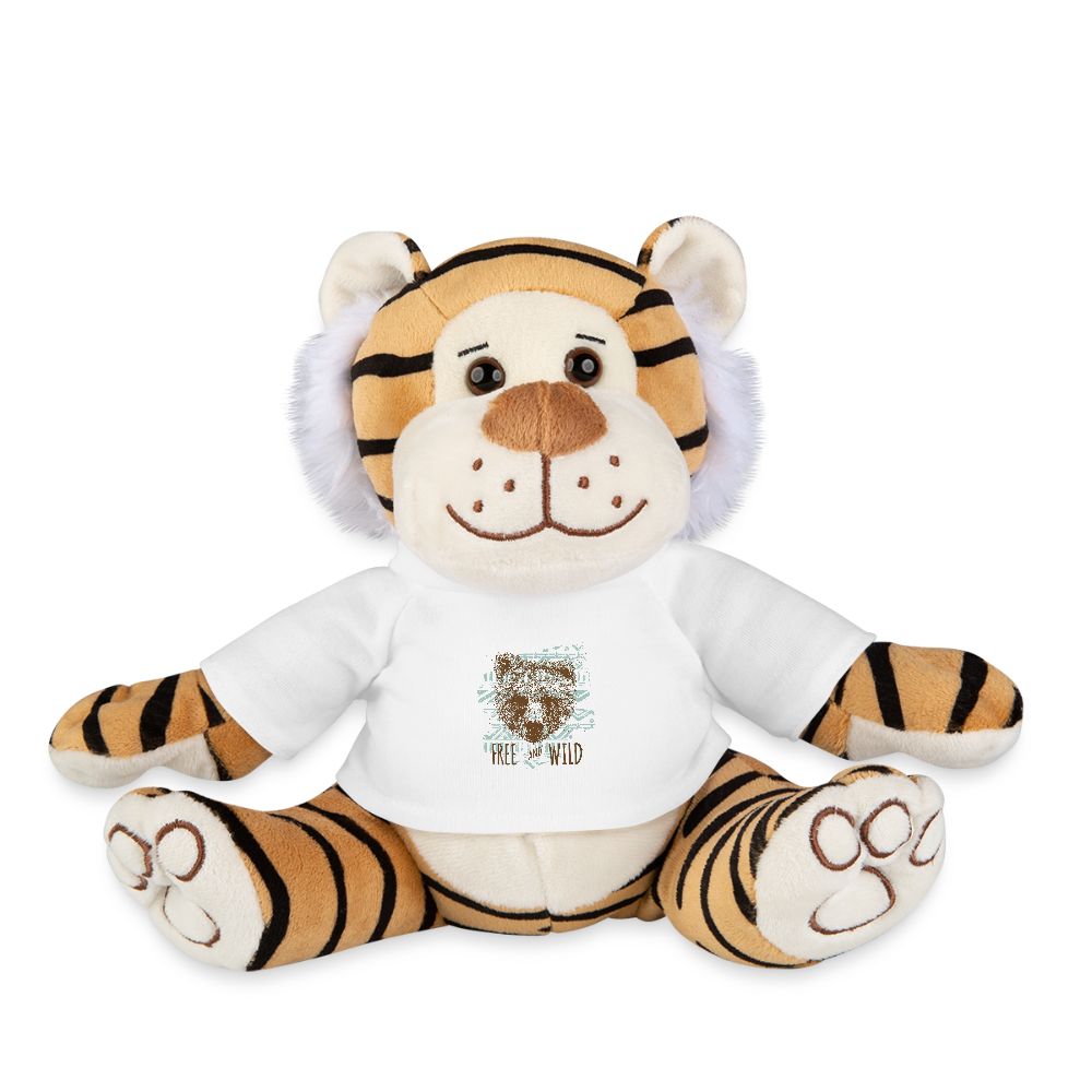 Pluche tijger - wit