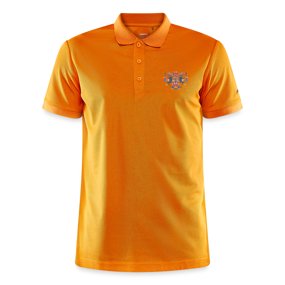 CRAFT Core Unify polo - lichtoranje gemêleerd