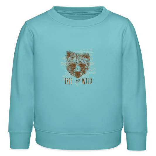 Stanley/Stella Mini Changer bio kindersweatshirt - pastel-turquoise