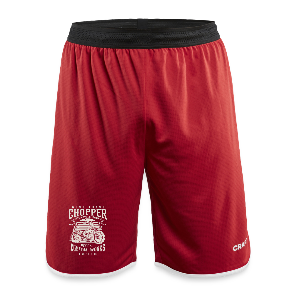 CRAFT Progress mannen basketbalshorts - donkerrood