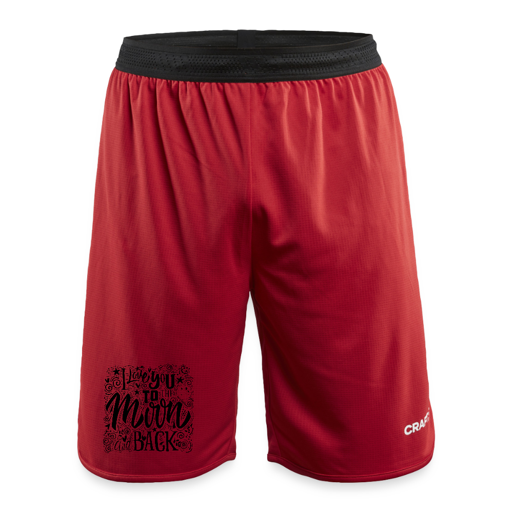 CRAFT Progress kinder-basketbalshorts - donkerrood