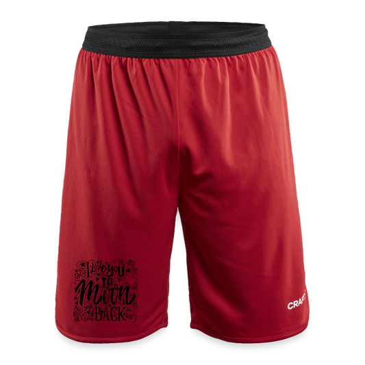 CRAFT Progress kinder-basketbalshorts - donkerrood