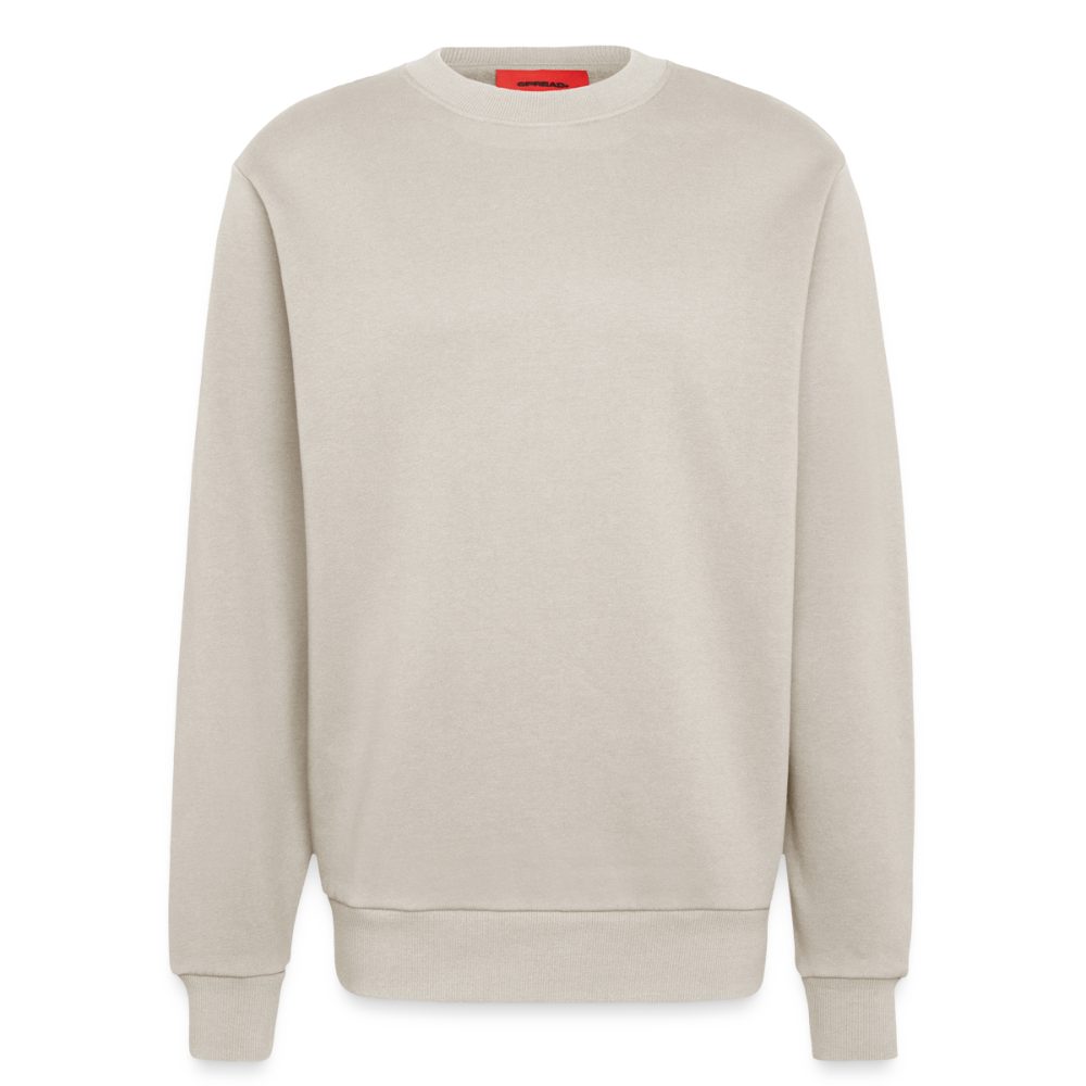Organic relaxed crewneck made in EU - WARM CLAY