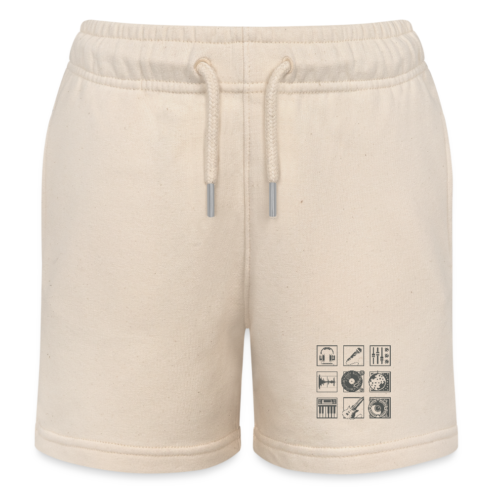 Stanley/Stella Kinder-bio-joggingshorts MINI BOLTER - witgrijs