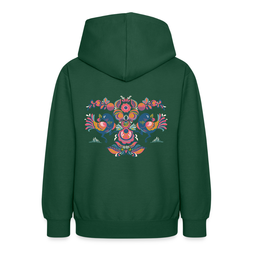Teenager hoodie - flesgroen