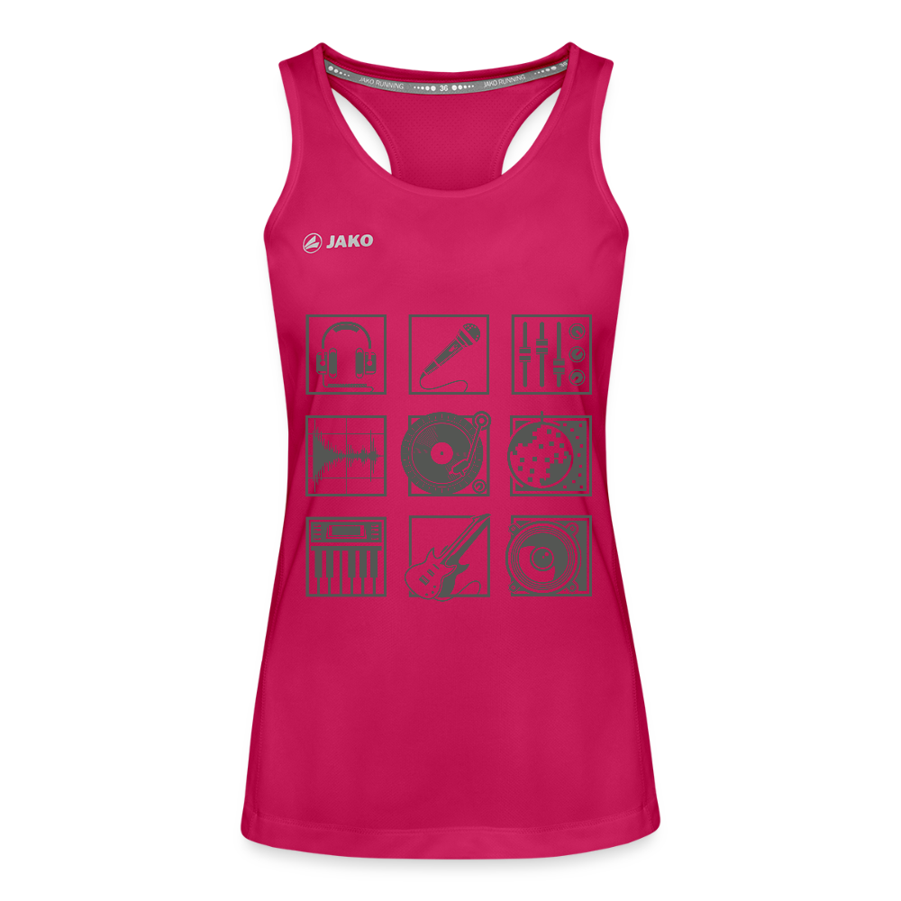 JAKO Vrouwen tanktop Run 2.0 - donker roze