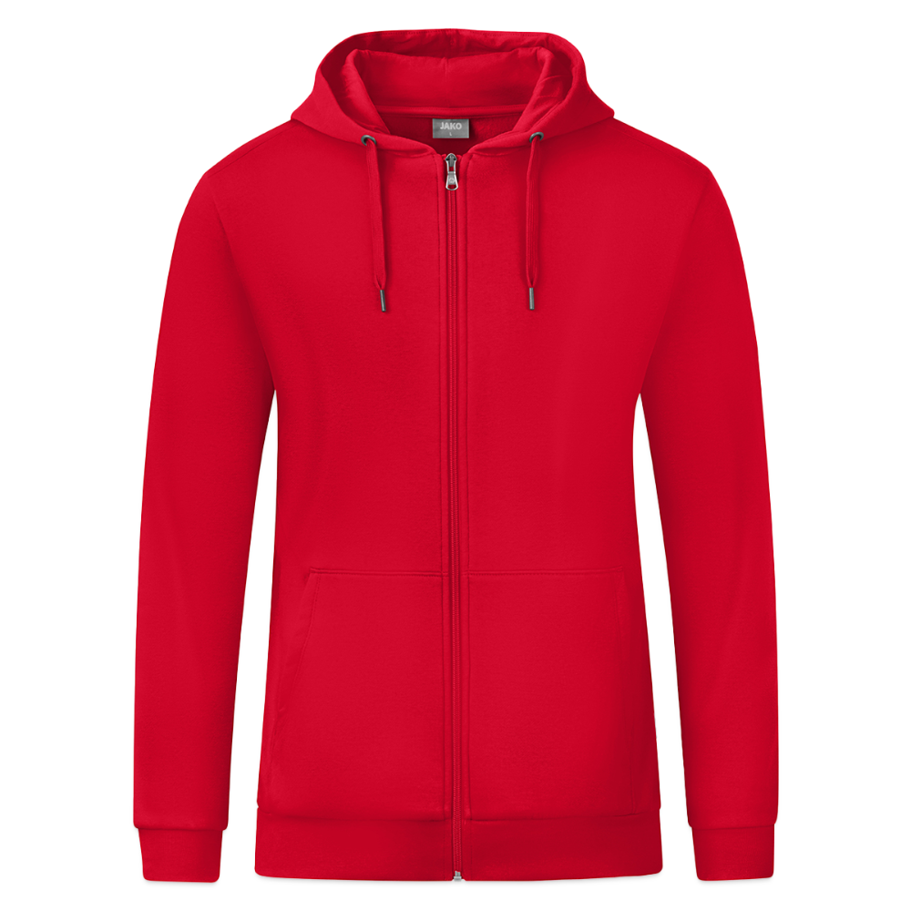 JAKO Ziphoodie Organic - rood