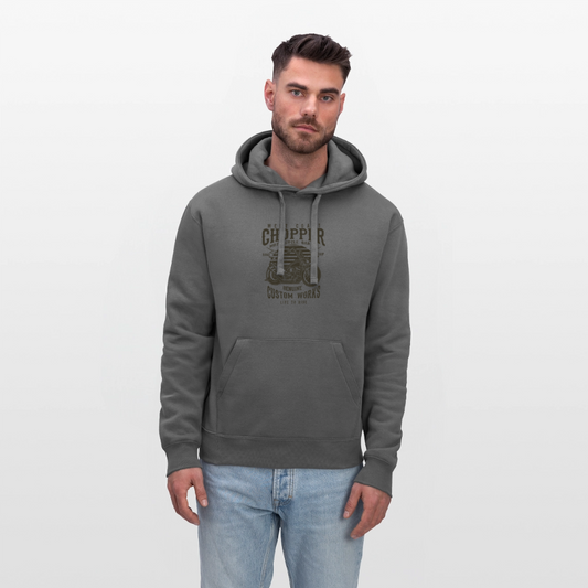 Mannenhoodie van Russell - grijs