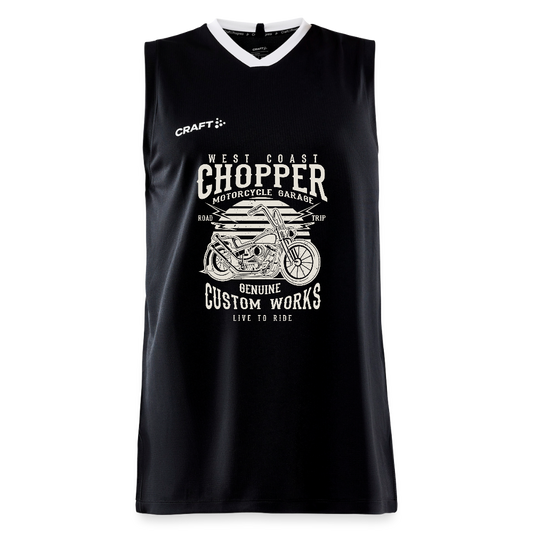CRAFT Progress kinder-basketbalshirt - zwart