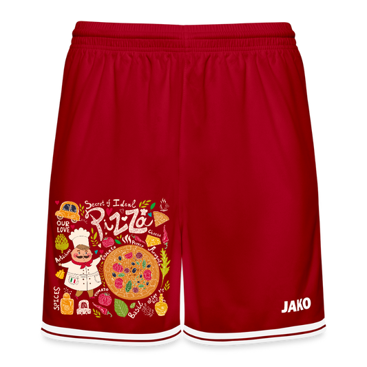 JAKO basketbalshort Center 2.0 - rood/wit