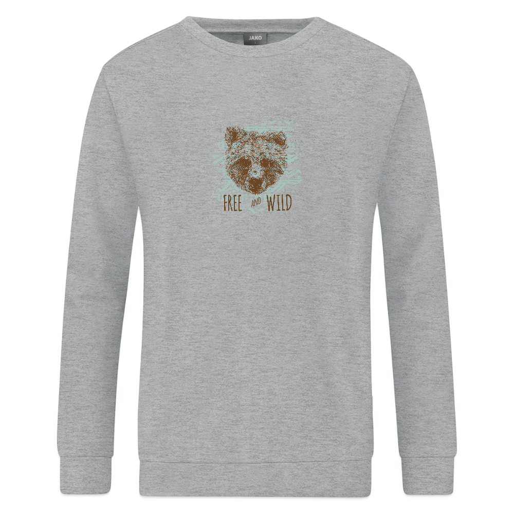 JAKO Sweatshirt Organic - grijs gemêleerd