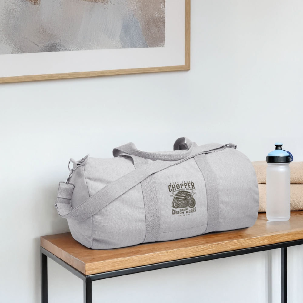 Stanley/Stella gerecyclede canvas sporttas - grijs gemêleerd
