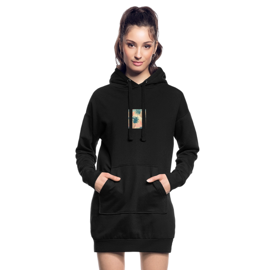 Hoodiejurk - zwart