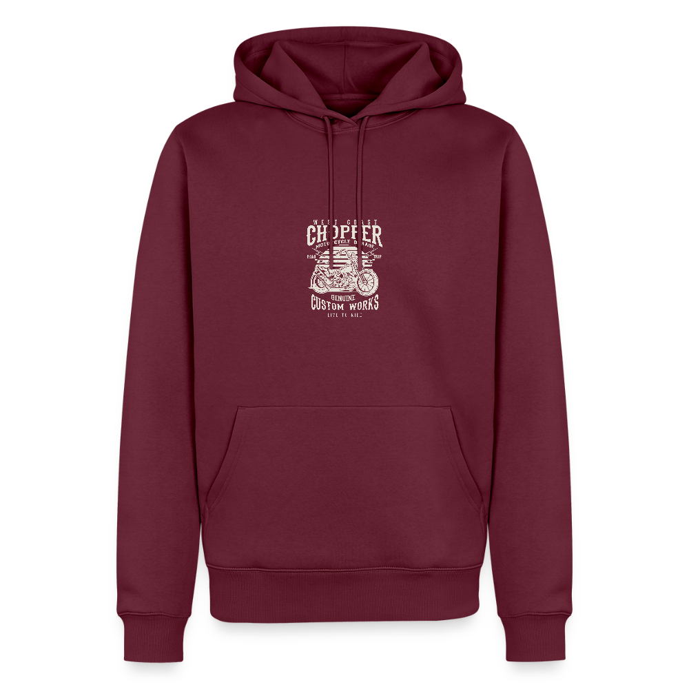 Mannen Premium hoodie - bourgondisch