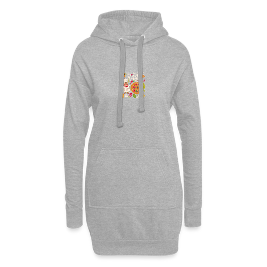 Hoodiejurk - grijs gemêleerd