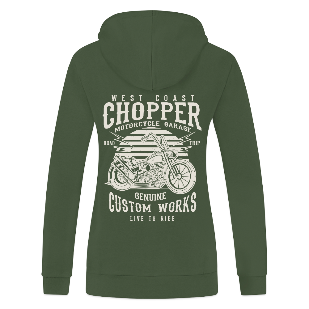 JAKO Vrouwen ziphoodie Organic - dennengroen