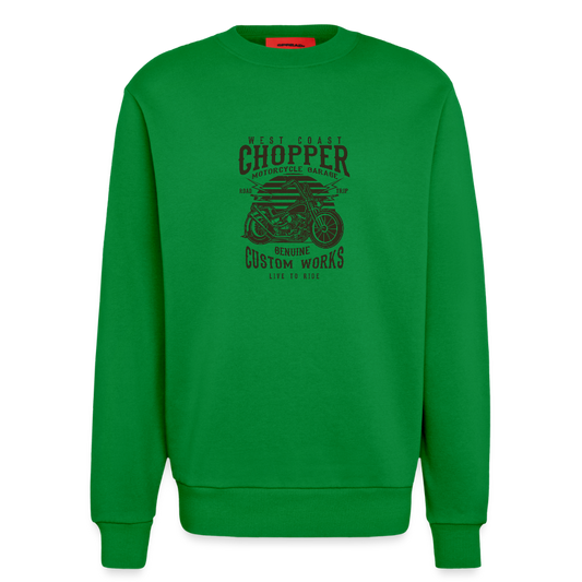 Organic relaxed crewneck made in EU - City Green