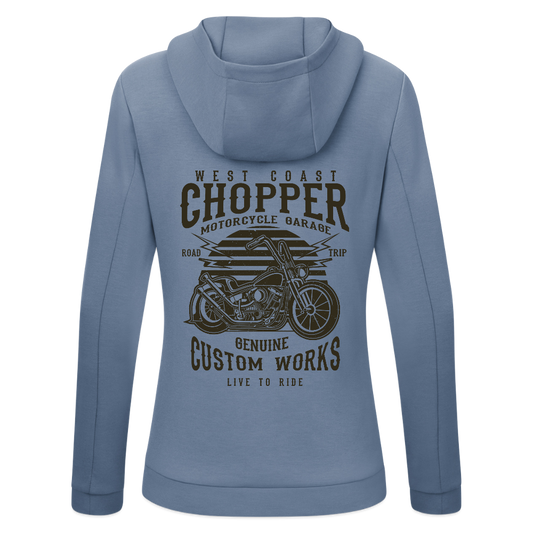JAKO Vrouwen ziphoodie Pro Casual - blauwgrijs
