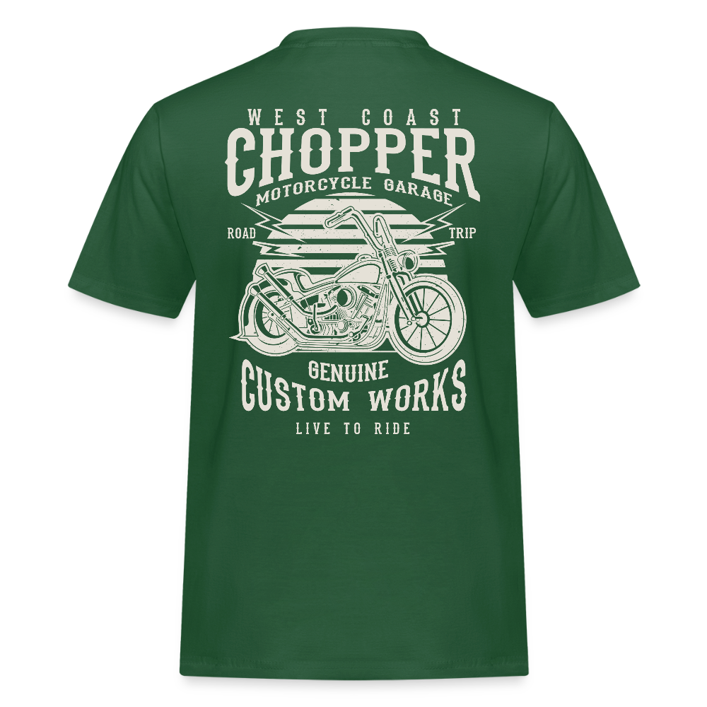 Mannen Workwear T-shirt - bottlegreen