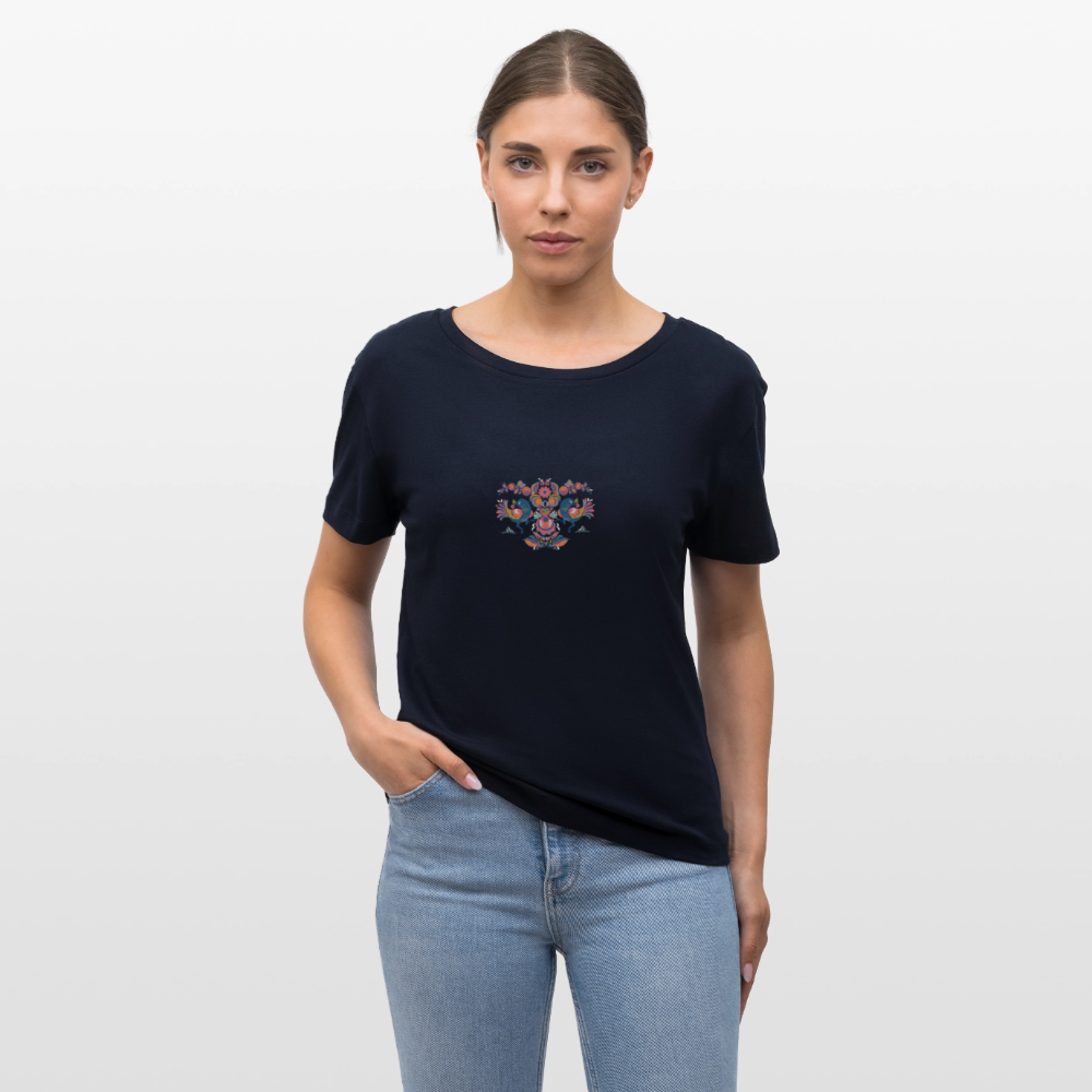 Stanley/Stella Relaxed vrouwen bio-T-shirt met ronde hals SERENA - marine