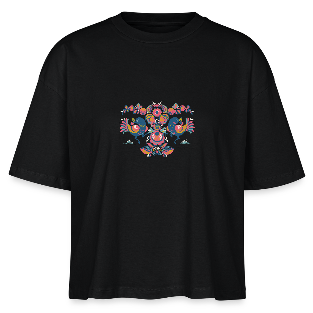 Stanley/Stella Vrouwen Boxy bio-T-shirt Nova - zwart