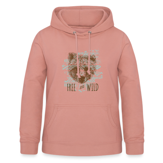Vrouwen hoodie - altrosa