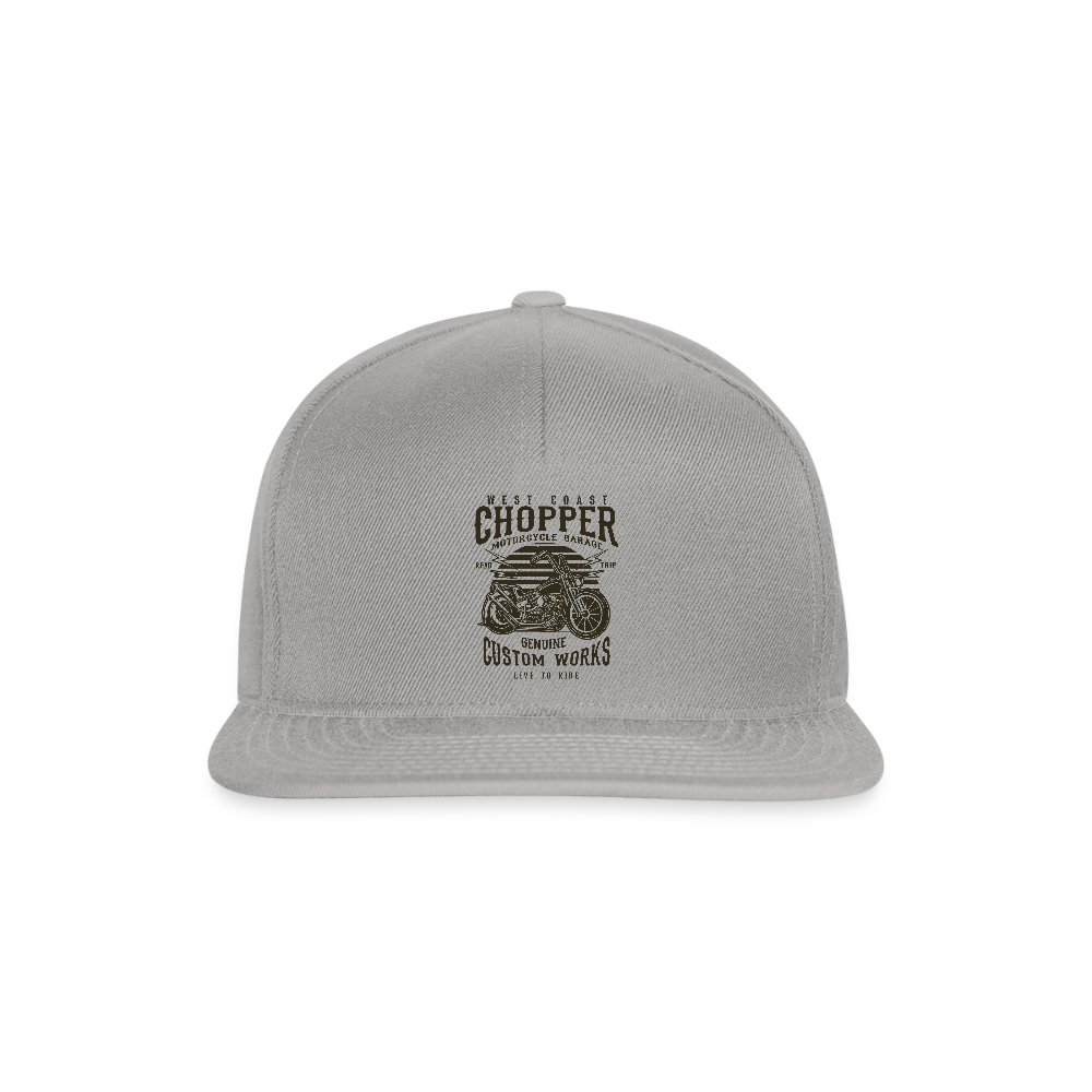 Snapback cap - grafietgrijs/grafietgrijs