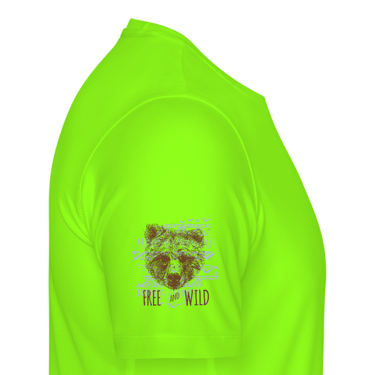 JAKO Mannen T-shirt Run 2.0 - neongroen